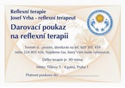 Darovací poukaz na reflexní terapii